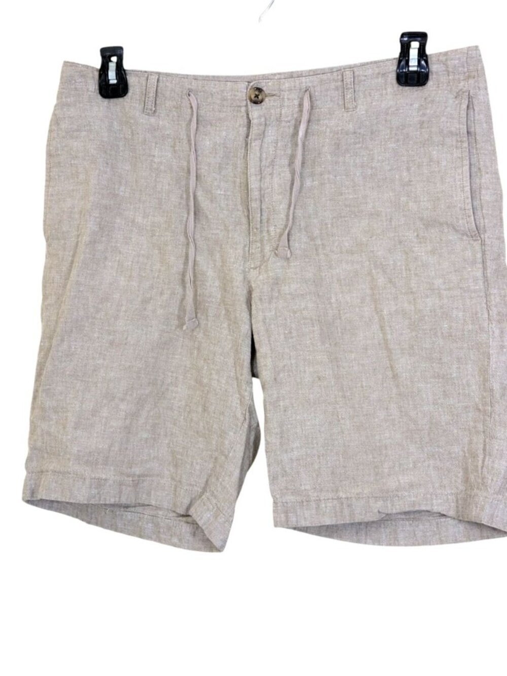 Perry Ellis Linen Blend Shorts Mens 32 Beach Boho Preppy Luxury Golf Minimalist